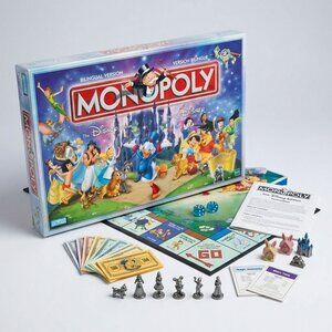 Vintage 2001 Disney Monopoly Board Game Factory Sealed  - DAMAGED BOX